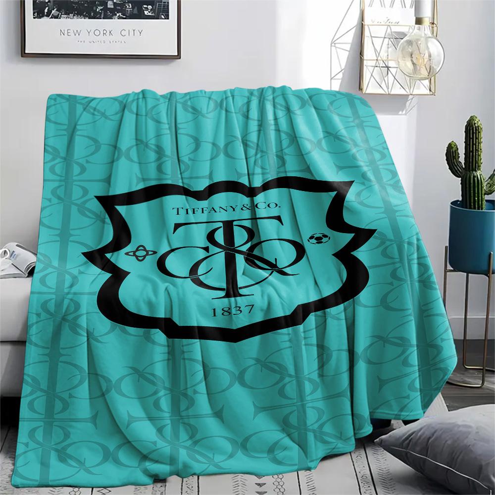 Tiffany printing Flannel Blanket Bedroom Coverlet Sofa Camping Warm blanket Gifts for family and friends(MJ082)