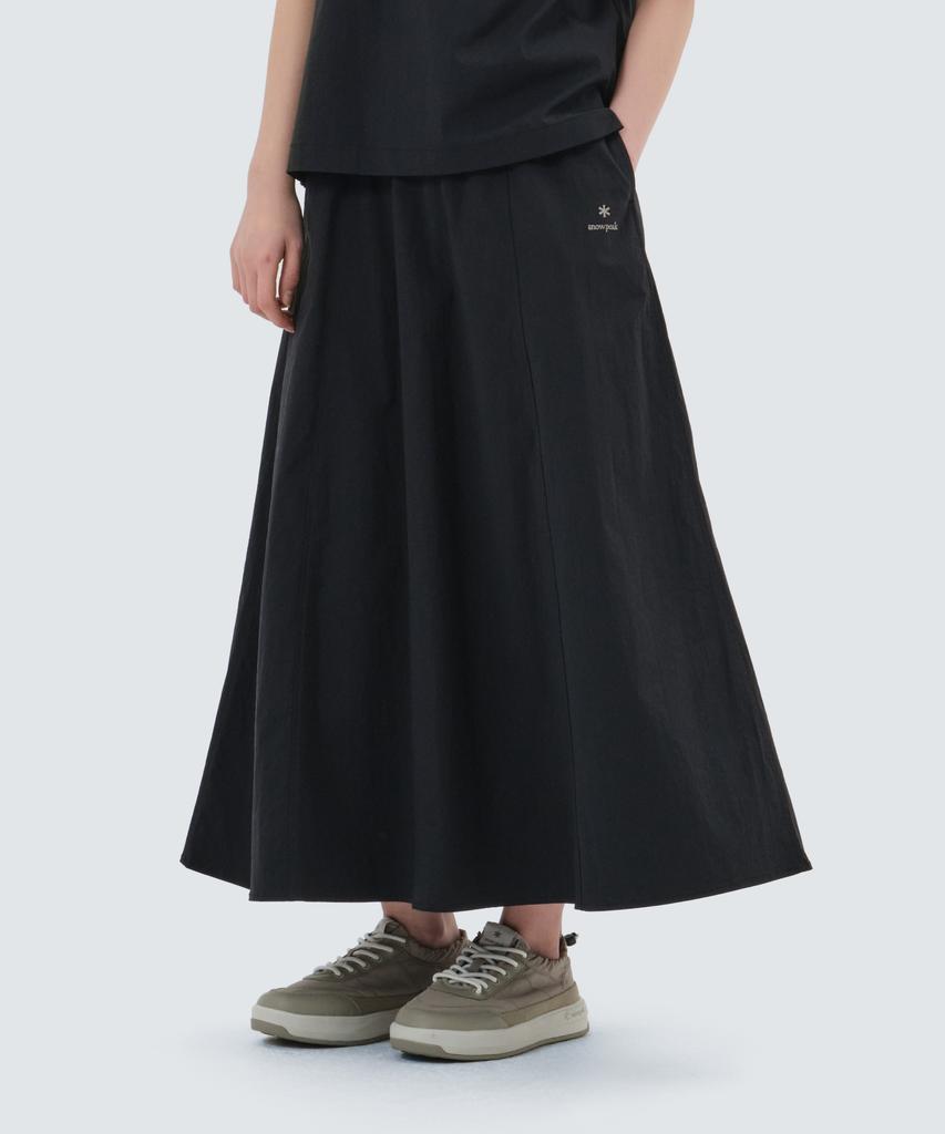 SNOWPEAK APPAREL Охлаждающая длинная юбка Root Flare (S25Mwrsk61) черный