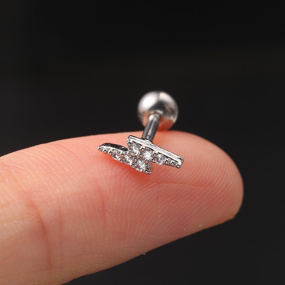 1 шт. Серьга для пирсинга уха Daith Серьги для пирсинга для женщин Золотой цвет Звезда Глаз Трагус Хеликс Септум Хрящ Ювелирные изделия из нержавеющей стали