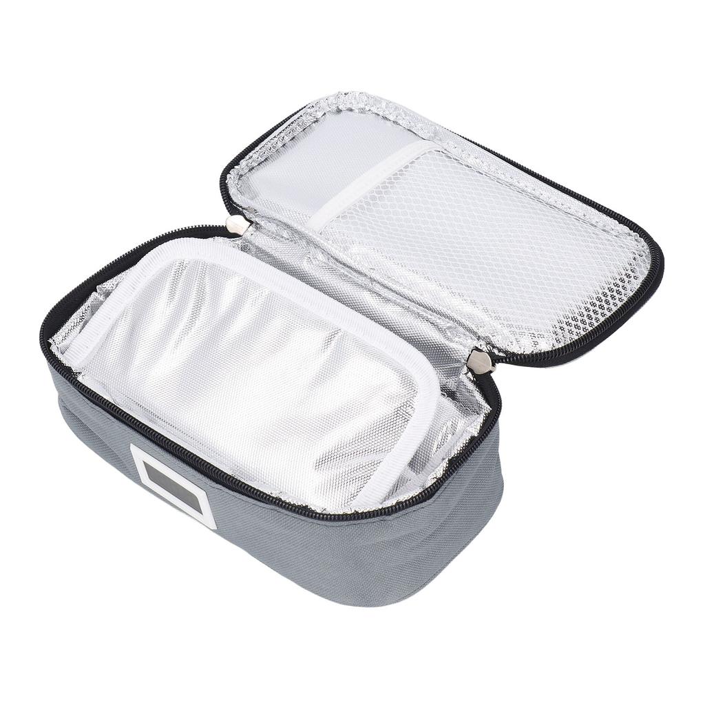 Охладитель для инсулина Дорожный футляр для лекарств Диабетический охладитель Термометр Дисплей температуры Охлаждаемый