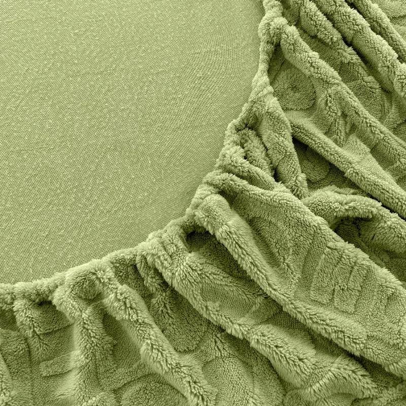 2025 Plush Bed Sheet Bed Linen Sheet Velvet Bedsheet 3D Letter Love Mattress Cover Adjustable Elastic Fitted Sheet