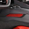 Red Carbon Fiber Center Control Left Side Trim Sticker For Corvette C8 -25
