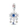 Tarot Card Star Moon Hourglass Pendant String Beads DIY Jewelry Accessories Bracelet Copper Silver Plated