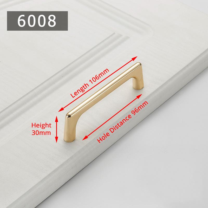 Zinc Alloy Pearl Gold Cabinet Knobs Kitchen Door Handles Drawer Cupboard Door Handle Cabinet Handles for Furniture Hardware