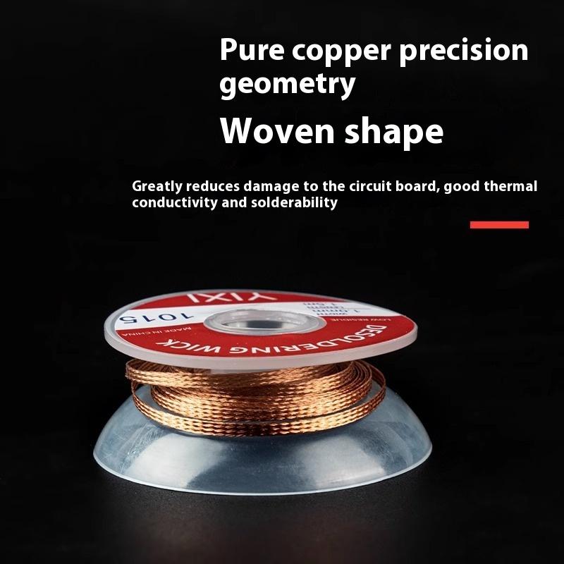 1Pcs Soldering Wick Tin Lead Cord Flux 1-4Mm 1.5/3Meter Desoldering Mesh Braid Tape Copper Welding Point Solder Remover Wire