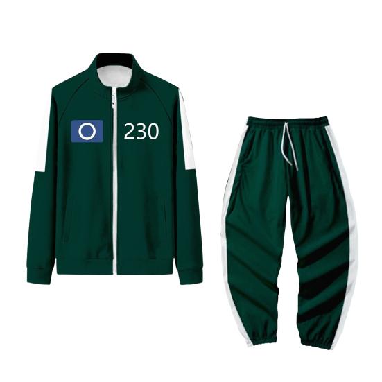 Мужской костюм для косплея, комплект из спортивной толстовки с длинными рукавами и эластичным поясом, комплект брюк для косплея