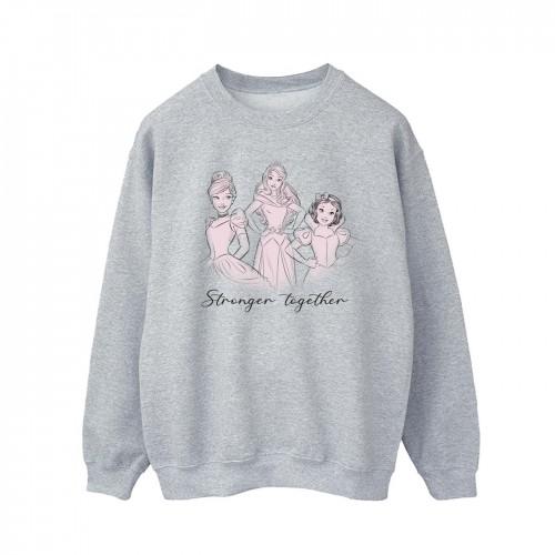 Disney Mens Princesses Stronger Together Sweatshirt