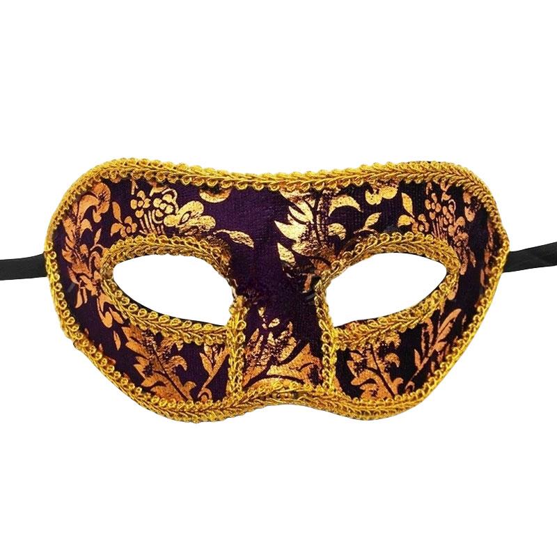 Маска на половину лица уникальная Хэллоуин маскарад макияж бал вечеринка необычный аксессуар мужчины