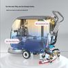 IEC Integrated Floor Scrubber: Commercial & Industrial Cleaning Cart for Workshops and Malls