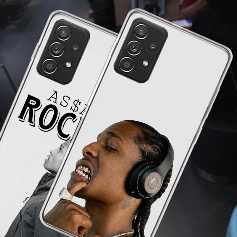 Чехол для телефона с изображением рэпера A$AP Rocky для Samsung A54 A57 A37 A17 A14 A15 A12 A24 A34 A55 A35 A25 A52S A07 A05S A04S A22 A32 A72 Gala