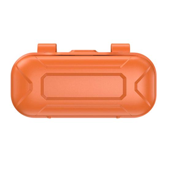 Car Visor Clip-On Storage Eyewear Case with Box Sun Visor Push-Open Cover Dustproof