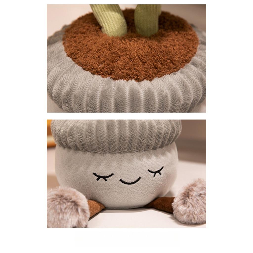 30cm Potted Plant Plush Toys Home Decor- Sunflower, Cactus, Succulent Stuffed Animals, Home Office Desk Decor, Cute Plant Lover Gifts