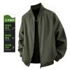 New Casual Versatile Jacket Solid Color Autumn Winter Men's Baseball Collar Clothes Flying Loose