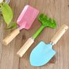 3Pcs Trowel Rake Shovel Kids Gardening Tools Set Safe Small Shovel Rake Kit Garden Planting Tools