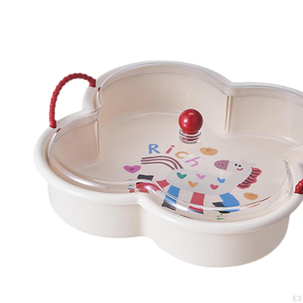 Divided Serving Tray Desserts Plate Snack Candy Dish Appetizer for