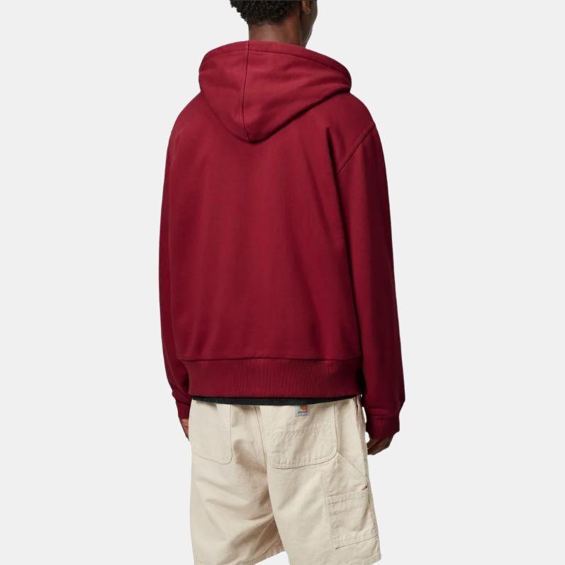 Carhartt WIP Активная худи FW25 Классический карман-кенгуру Логотип-этикетка Худи унисекс I035602-H8-06