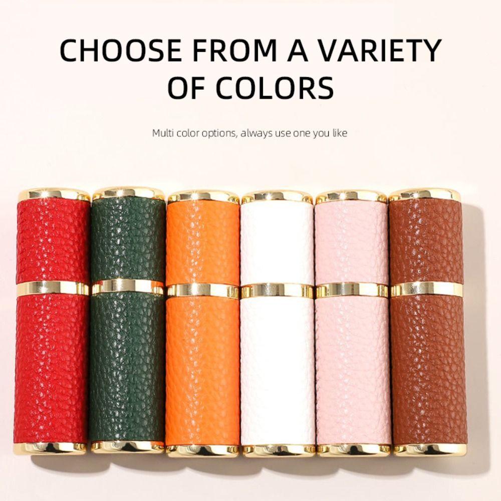 Refillable Perfume Atomizer Leather Spray Bottle Portable Spray Atomizer Cosmetic