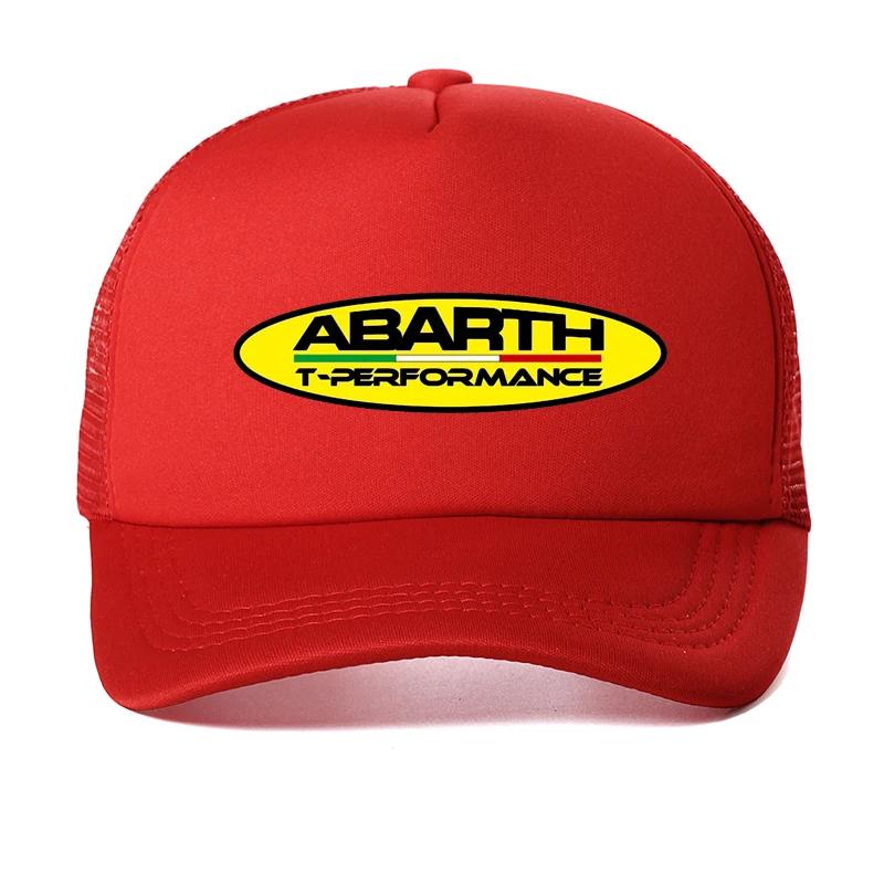 Abarth Scorpion Racing cap Unisex Women Trucker hat Classic Fashion Adjustable Baseball caps summer Mesh breathable cap Casquette