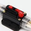 12V-24V DC Inline Car Circuit Breaker Manual Reset Switch Audio Fuse 20A/30A/40A/50A/60A/80A/100A