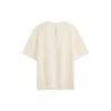 Calvin Klein Футболка с круглым вырезом и принтом логотипа Мужские топы Off-White J323193-YBH