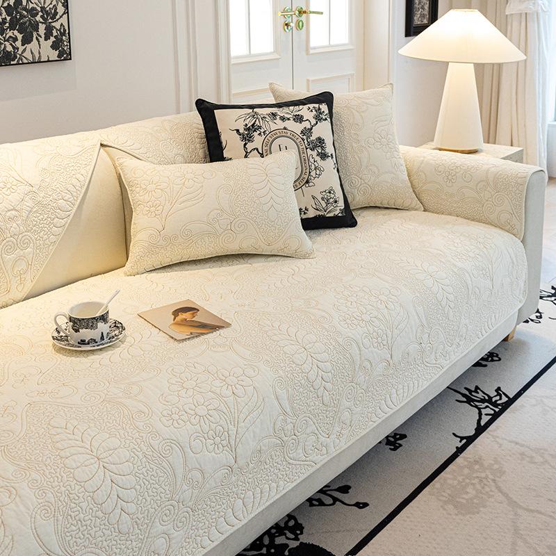 Подушка для дивана, хлопковая универсальная ткань для четырех сезонов, нескользящая ткань для дивана, нескользящая подушка для дивана