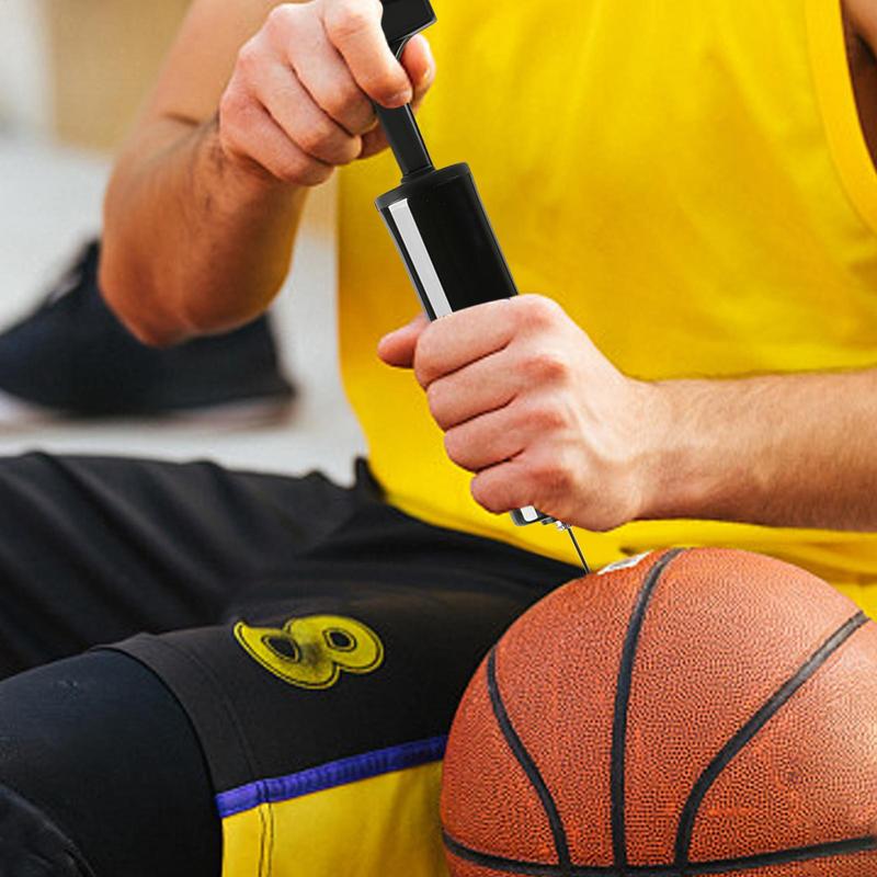 Баскетбольный насос Ручной насос для спортивных мячей с иглой Накачка Шин Футбольный мяч Плавательный круг Пляжный мяч Надувной