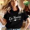 Spanish Girl Single Farewell Bachelorette Party T-shirts Heart Arrow Graphic Team Bride Tribe Blouses Short Sleeve O Neck Tops