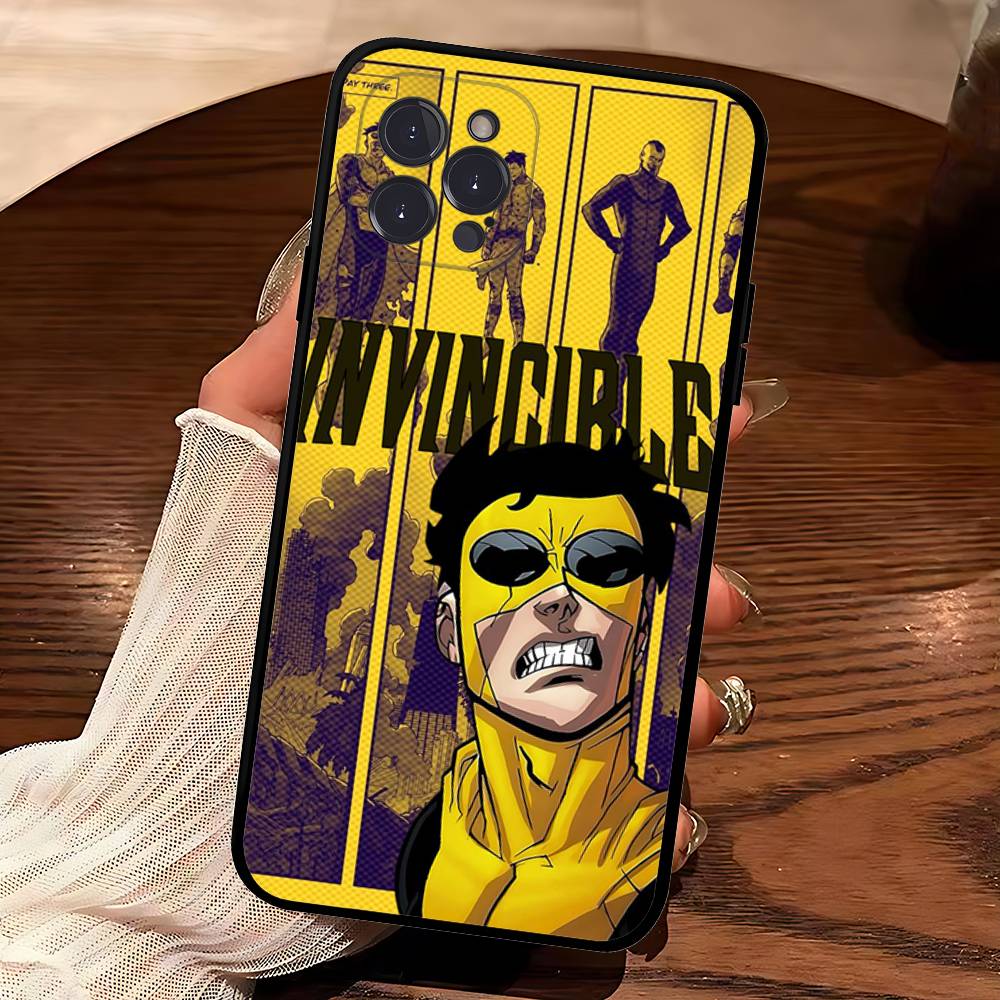 Популярная серия супергероев I-Invincible Чехол для телефона для IPhone 17 16 15 14 13 12 Mini 11 Pro Plus Мягкий силиконовый чехол