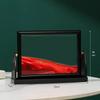 Creative Moving Sand Art Painting Square Glass 3D Deep Sea Sandscape Quicksand Hourglass Rotatable Flowing Sand Home Decor Gifts