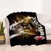 Player Celebrates Victory Moment Blanket Warmthful Decor Suitable for Picnics Office Chair Bed for All Occasions Modern Style