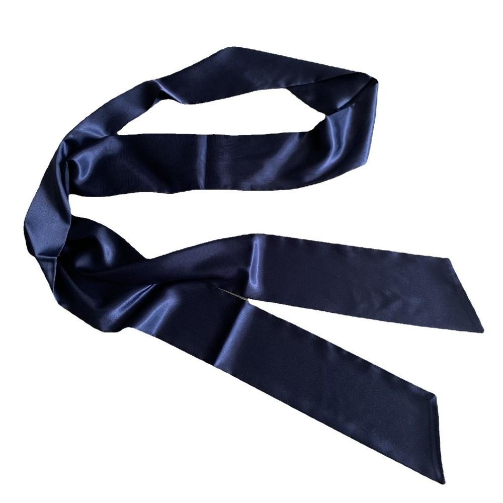 Satin Silk Hair Band Solid Color Bag Ribbon Fashion Waist Belt