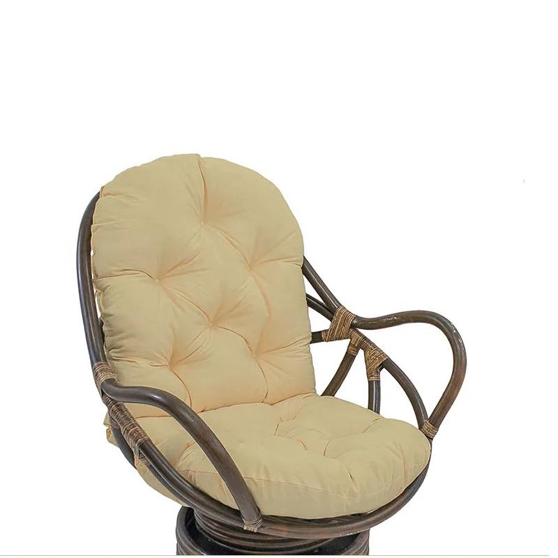 Вращающаяся подушка-качалка, моющаяся, коврик для сиденья домашней мебели, утолщенная подушка для стула, декор для дома на открытом воздухе - в комплект не входит кресло-качалка