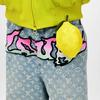 Louis Vuitton Дань Вергилию Классическая Монограмма Форма Лимона Холст и Кожа Клатч Унисекс Клатч Желтый M81197