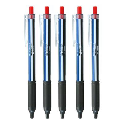Ручка-шариковая Tombow Pencil Monograph Light, красная, цвет MONO, 0,5 мм, на масляной основе, чернила, корпус, 5 шт. (BC-MGLE01R25-5P)