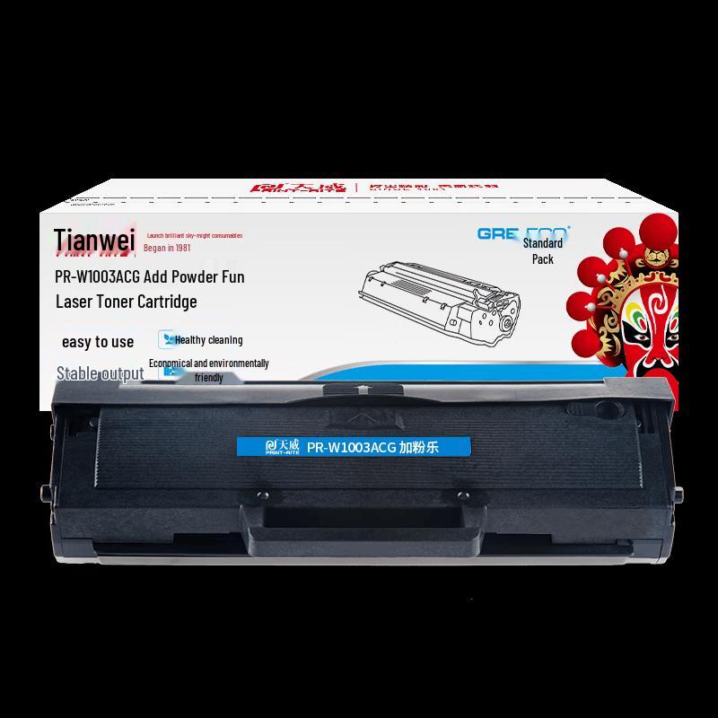 PRINT-RITE PR-W1003ACG Перезаправляемый черный картридж с тонером для HP Laser