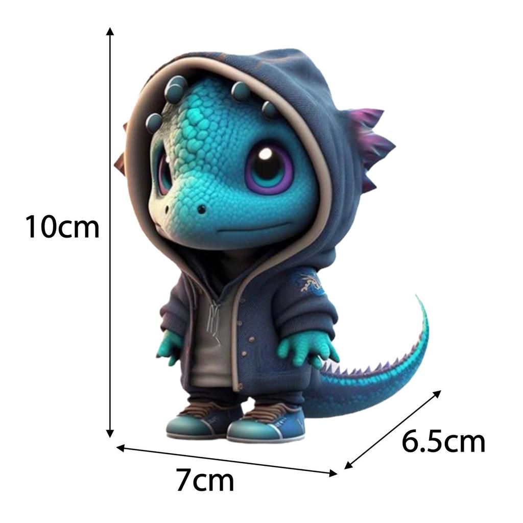 Статуэтка динозавра для стола из смолы, коллекционная фигурка, украшение Хэллоуина, эльф, для спальни, шкафа, книжной полки, ресторана, квартиры