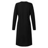 Women's Fashion Casual Solid Round Neck Pullover Loose Long Sleeve Dress