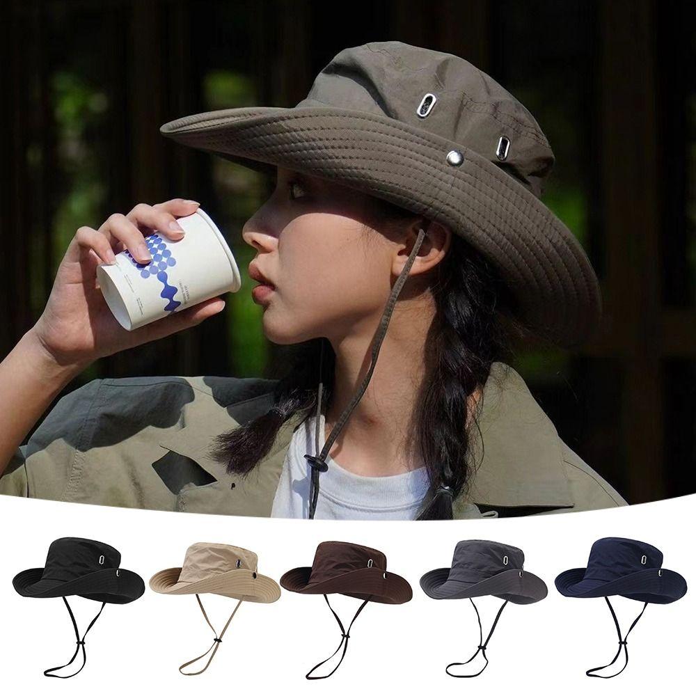 Waterproof Bucket Hat Anti-UV Mountaineering Caps Fashion Fisherman Hat Outdoor