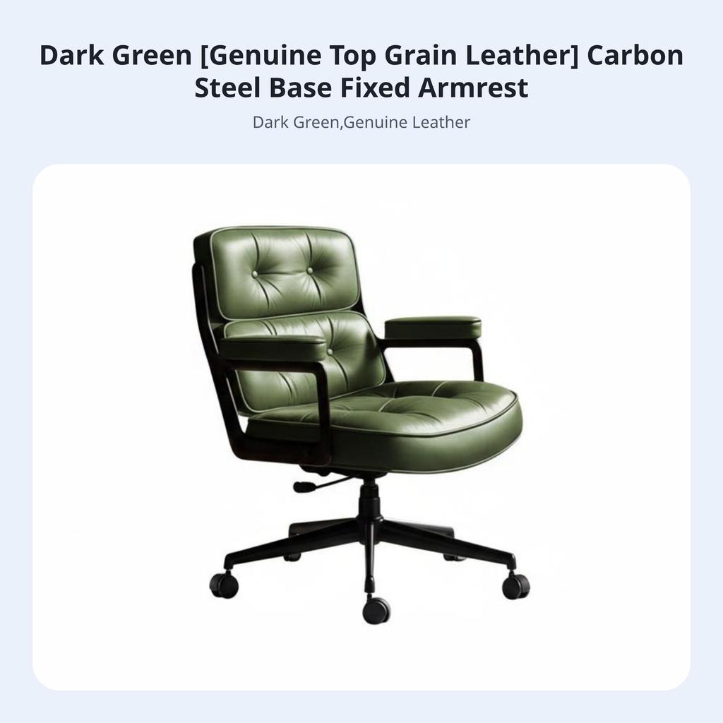 Highrear managerial Chair Ergonomic Design Highrear Rolling Chair Padded Armrests Easy to Crecline for Professionals, Working