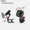 Aroma Clip Fast High Chromatic Color Compatible with and with Silicone Clamp Tuner, Rechargeable, Tuning, Accuracy, Mode, 360° Rotation, LCD, Guitar,