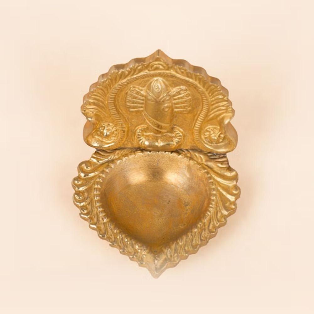 Brass Lamp Linga Bhairavi, Linga Bhairavi Brass, Isha Life