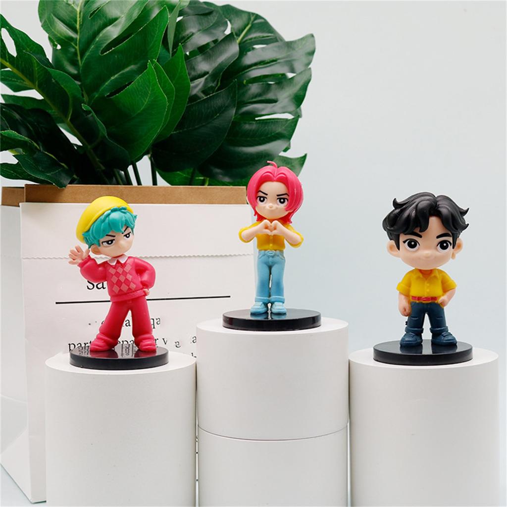 Набор из 10 кукол, 4-дюймовые милые ПВХ куклы, подарок для фаната, детский подарок, домашний декор