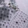 DIY Home Manicure Tools Halloween Nail Art Stickers, 3D Embossed Skeleton Hand Pumpkin Bat Dark Style Wraps Black Decals, Self-Adhesive Sliders
