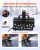 Snow Machine, Powerful 1500W, Handheld/Hanging Snow Maker, Wireless Remote Control, Snowflake Maker with 5L Fluid Tank, Snowflake Making Machine for