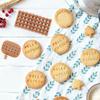 Polymer Clay Molds,Pottery Stamps for Clay Personalized,Number & Letter Stamps for Clay,Suitable for Baking Enthusiasts to Make Cake and Biscuit