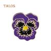 Men Women Enamel Flower Brooch Lapel Pin Denim Hat Suit Badge Jewlery Decor Beauty