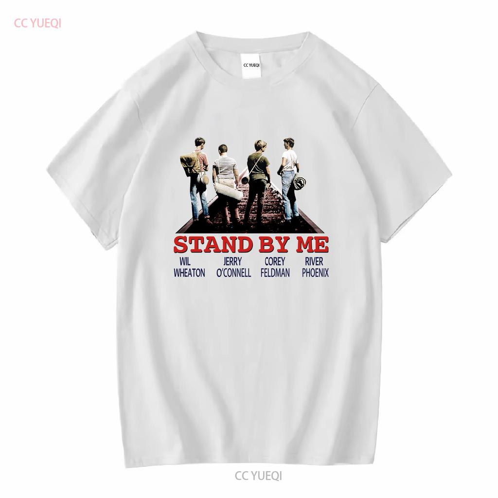 Stand By Me T Shirt B87 Classic Comedy Movie Poster Retro Cool Top Vintage Washed Fashion Designer Clothes Stylish Breathable
