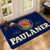 German Beer Paulaner Entrance Door Mat Washable Non-Slip Living Room Sofa Chairs Area Mat Kitchen Welcome Doormat