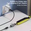 1 шт. Конвертер зарядного устройства 5 В Type-C Адаптер для бритвы для OneBlade QP2724 QP2834 QP1424 QP1924 QP4631 Триммер для бороды