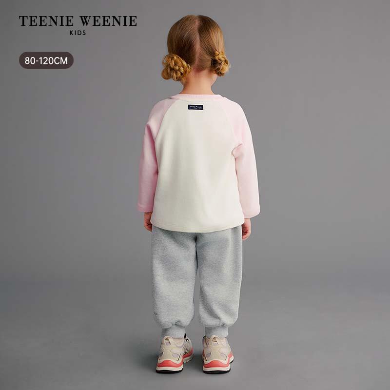 Teenie Weenie Girls' Lace Raglan Sleeve Cotton T-Shirt